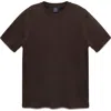 Mango Regular Fit Medium Weight Cotton T-shirt In Burgundy