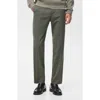 Mango Boston Regular-fit Suit Pants In Green