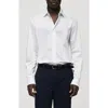 Mango Regular Fit Pinstripe Cotton Button-up Shirt In White
