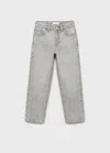 Mango Jean Straight Regular Gris Denim - Enfants - 13-14 Ans -  Kids In Gray
