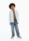 Mango Jean Straight Regular Bleu Moyen Vintage - Enfants - 13-14 Ans -  Kids In Blue