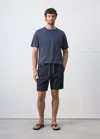 Mango Regular-fit 100% Cotton T-shirt In Navy