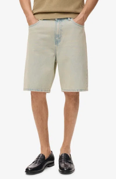 MANGO MANGO RELAXED FIT DENIM BERMUDA SHORTS