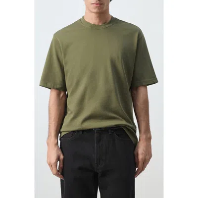 Mango Relaxed Fit Heavyweight Cotton T-shirt In Multi