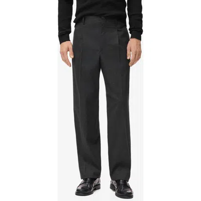 Mango Relaxed Fit Pleated Pants In Multi