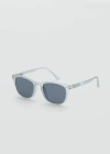 Mango Resin Frame Sunglasses Aqua Green In Aqua Green