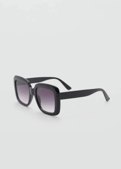 MANGO LUNETTES DE SOLEIL MONTURE PLASTIQUE NOIR - FEMME - TAILLE UNIQUE - MANGO