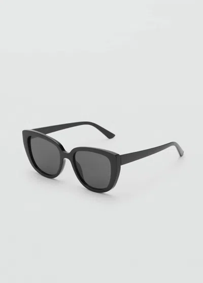 Mango Lunettes De Soleil Monture Plastique Noir - Femme - Taille Unique -  In Black