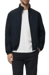 Mango Reversible Water Repellent Jacket In Black