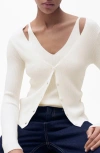 Mango Rib Cardigan