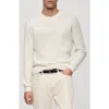 Mango Regular Fit Fine Knit Sweater In Off White