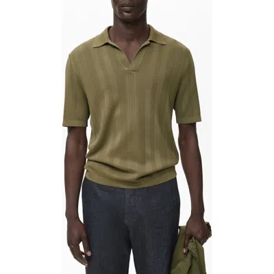 MANGO MANGO RIB JOHNNY COLLAR POLO
