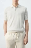 Mango Rib Polo In White