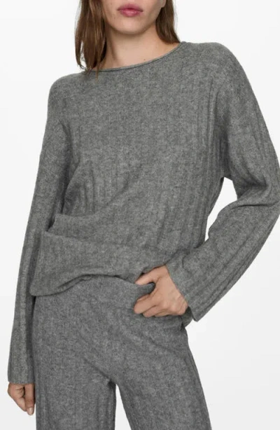 MANGO MANGO RIB STITCH SWEATER