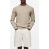 Mango Ribbed Cotton Knitted Sweater Beige In Beige