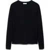 Mango Rib Sweater In Dark Navy