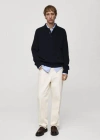 Mango Pull In Bleu Marine Foncé