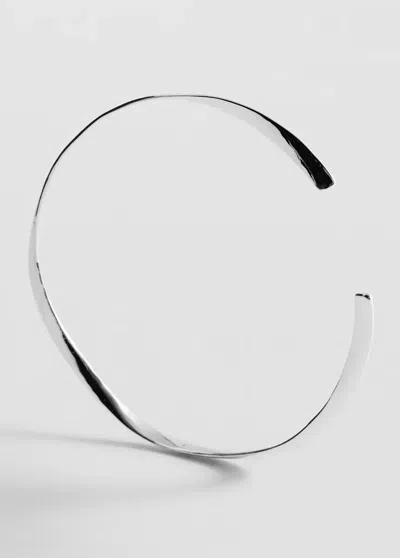 Mango Rigid Choker In Silver