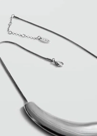 Mango Rigid Combination Necklace Silver