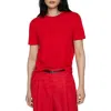 Mango Rita Cotton T-shirt In Red