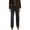 Mango River Straight Leg Nonstretch Jeans In Black