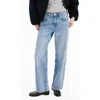Mango River Straight Leg Nonstretch Jeans In Blue