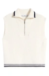 Mango Rizon Sweater Vest In Bleu Marine Foncé