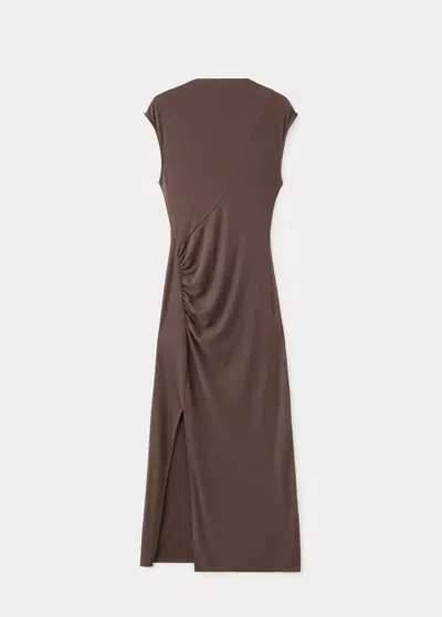 Mango Robe Basila In Brown