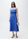Mango Robe Bleu - Femme - Xxl -