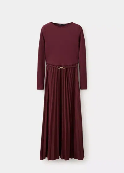Mango Robe Caldera-a In Grenat