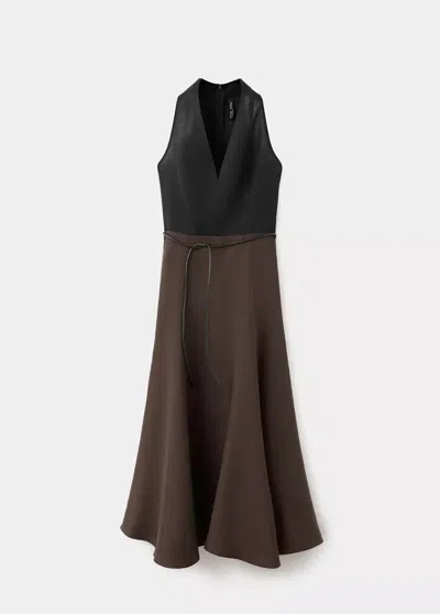 Mango Robe Celia In Noir
