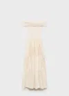 Mango Robe Beige - Femme - S -  In Beige