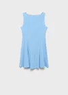 Mango Sleeveless Minidress In Blue