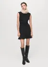 Mango Robe Noir - Femme - S -  In Black