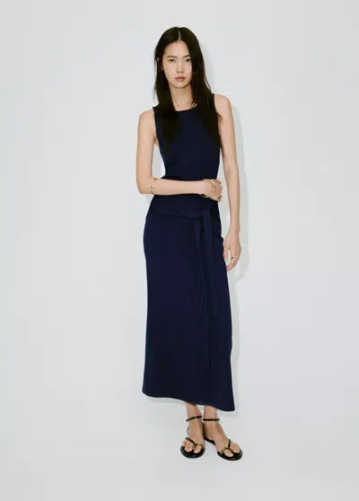 Mango Robe Escupiny In Blue