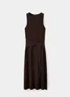 Mango Robe Escupiny In Brown