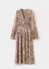 Mango Robe Flowy1 In Green