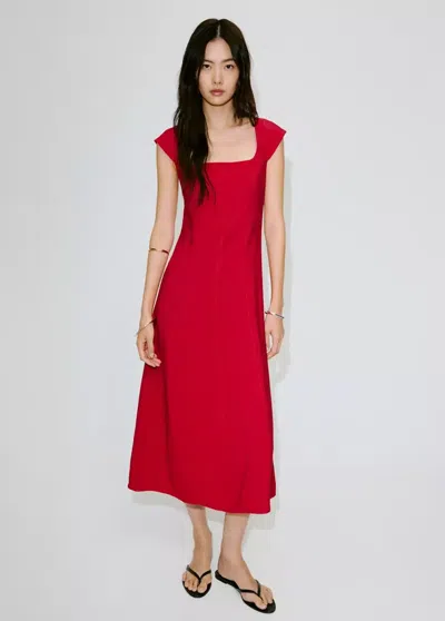 Mango Robe Joslin2 In Red