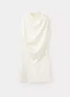 Mango Robe Nat-w In Écru