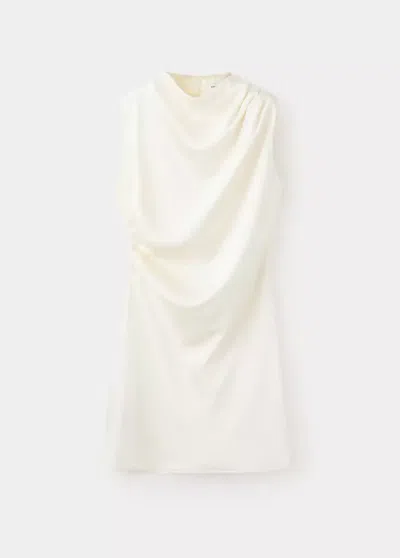 Mango Robe Nat-w In Écru