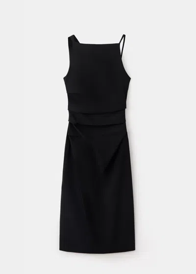 Mango Robe Norma In Noir