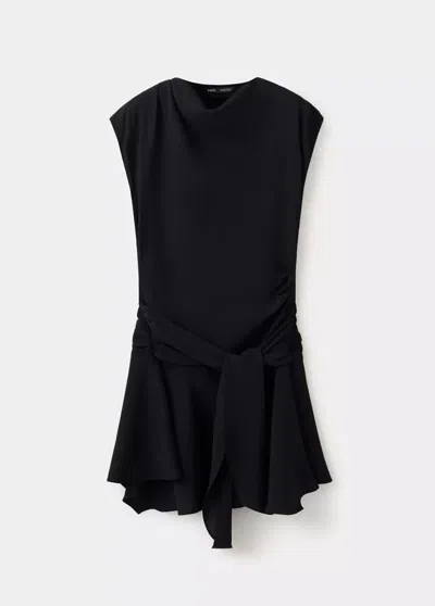 Mango Robe Parker In Black