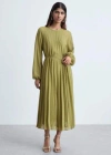 Mango Robe Olive - Femme - Xl -