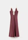 Mango Robe Satinée En Dentelle