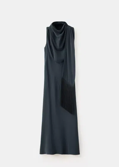 Mango Robe Vicky In Gris Anthracite