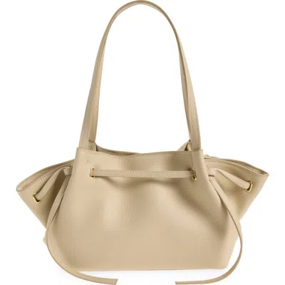 Mango Romina Faux Leather Shoulder Bag In Neutral