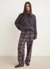 Mango Pull-over Tissu Bouclette Col Rond Rouge Foncé - Femme - L -  In Purple