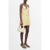 Mango Short Balloon-effect Dress Pastel Yellow