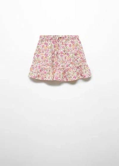 Mango Kids' Skirt Pink