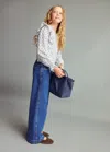 Mango Ruffles Printed Blouse Ecru In White